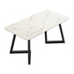 Traditional Luxury Rectangle Dining Table Double Pedestal Furniture for Indoor Black Without Chairs Clearhalo 'Dining Tables & Seating' 'Dining Tables' 'dining_table' 'furn' 'furn_dining_table' 'Furniture' 'furniture_dining_table' 'Kitchen & Dining Furniture' 'kitchen' 'kitchen_dining_table' 4745630
