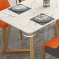 Traditional Luxury Rectangle Dining Table Double Pedestal Furniture for Indoor Clearhalo 'Dining Tables & Seating' 'Dining Tables' 'dining_table' 'furn' 'furn_dining_table' 'Furniture' 'furniture_dining_table' 'Kitchen & Dining Furniture' 'kitchen' 'kitchen_dining_table' 4745631