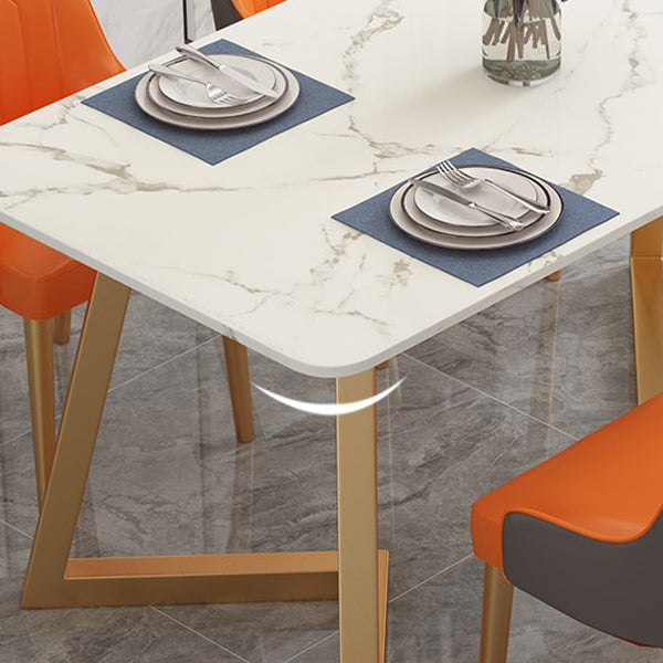 Traditional Luxury Rectangle Dining Table Double Pedestal Furniture for Indoor Clearhalo 'Dining Tables & Seating' 'Dining Tables' 'dining_table' 'furn' 'furn_dining_table' 'Furniture' 'furniture_dining_table' 'Kitchen & Dining Furniture' 'kitchen' 'kitchen_dining_table' 4745631