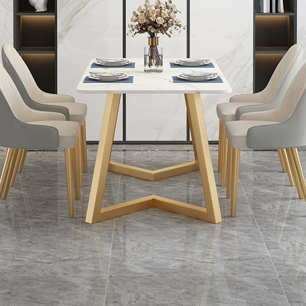 Traditional Luxury Rectangle Dining Table Double Pedestal Furniture for Indoor Clearhalo 'Dining Tables & Seating' 'Dining Tables' 'dining_table' 'furn' 'furn_dining_table' 'Furniture' 'furniture_dining_table' 'Kitchen & Dining Furniture' 'kitchen' 'kitchen_dining_table' 4745633
