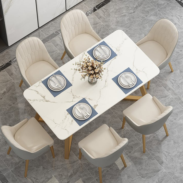 Traditional Luxury Rectangle Dining Table Double Pedestal Furniture for Indoor Clearhalo 'Dining Tables & Seating' 'Dining Tables' 'dining_table' 'furn' 'furn_dining_table' 'Furniture' 'furniture_dining_table' 'Kitchen & Dining Furniture' 'kitchen' 'kitchen_dining_table' 4745635