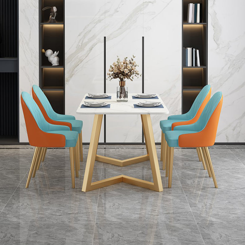 Traditional Luxury Rectangle Dining Table Double Pedestal Furniture for Indoor Clearhalo 'Dining Tables & Seating' 'Dining Tables' 'dining_table' 'furn' 'furn_dining_table' 'Furniture' 'furniture_dining_table' 'Kitchen & Dining Furniture' 'kitchen' 'kitchen_dining_table' 4745637