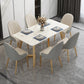 Traditional Luxury Rectangle Dining Table Double Pedestal Furniture for Indoor Clearhalo 'Dining Tables & Seating' 'Dining Tables' 'dining_table' 'furn' 'furn_dining_table' 'Furniture' 'furniture_dining_table' 'Kitchen & Dining Furniture' 'kitchen' 'kitchen_dining_table' 4745639