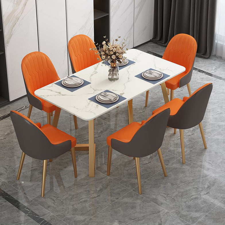 Traditional Luxury Rectangle Dining Table Double Pedestal Furniture for Indoor Clearhalo 'Dining Tables & Seating' 'Dining Tables' 'dining_table' 'furn' 'furn_dining_table' 'Furniture' 'furniture_dining_table' 'Kitchen & Dining Furniture' 'kitchen' 'kitchen_dining_table' 4745640