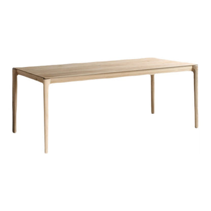 Rectangle Contemporary Dining Table Wood Color Fixed Table with Pinewood Solid Wood Clearhalo 'Dining Tables & Seating' 'Dining Tables' 'dining_table' 'Furniture' 'furniture_dining_table' 'Kitchen & Dining Furniture' 'kitchen' 'kitchen_dining_table' 4745648