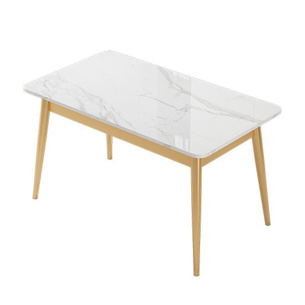 Traditional Luxury Rectangle Dining Collection 4-foot Stone Furniture Clearhalo 'Dining Tables & Seating' 'Dining Tables' 'dining_table' 'furn' 'furn_dining_table' 'Furniture' 'furniture_dining_table' 'Kitchen & Dining Furniture' 'kitchen' 'kitchen_dining_table' 4745681