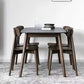Stone Top Dining Table Mid-Century Modern Dining Table with 4 Brown Legs 70.9"L x 35.4"W x 29.5"H Clearhalo 'Dining Tables & Seating' 'Dining Tables' 'dining_table' 'Furniture' 'furniture_dining_table' 'Kitchen & Dining Furniture' 'kitchen' 'kitchen_dining_table' 4745710