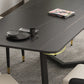 Rectangle Sintered Stone Table for Restaurant Industrial Dining Table with Double Pedestal Clearhalo 'Dining Tables & Seating' 'Dining Tables' 'dining_table' 'furn' 'furn_dining_table' 'Furniture' 'furniture_dining_table' 'Kitchen & Dining Furniture' 'kitchen' 'kitchen_dining_table' 4745782