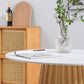 Modern Round Dining Table Natural Solid Wood Base Pedestal Dining Table Clearhalo 'Dining Tables & Seating' 'Dining Tables' 'dining_table' 'furn' 'furn_dining_table' 'Furniture' 'furniture_dining_table' 'Kitchen & Dining Furniture' 'kitchen' 'kitchen_dining_table' 4745821