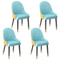 Scandinavian Style Arm Solid Back Dining Side Chair Leather Dining Chair Blue 4 Piece Set Black Gold Clearhalo 'Dining Chairs' 'Dining Tables & Seating' 'dining_chair' 'furn' 'furn_dining_chair' 'Furniture' 'furniture_dining_chair' 'Kitchen & Dining Furniture' 4746045