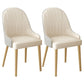 Scandinavian Style Arm Solid Back Dining Side Chair Leather Dining Chair White 2 Piece Set Brass Gold Clearhalo 'Dining Chairs' 'Dining Tables & Seating' 'dining_chair' 'furn' 'furn_dining_chair' 'Furniture' 'furniture_dining_chair' 'Kitchen & Dining Furniture' 4746047