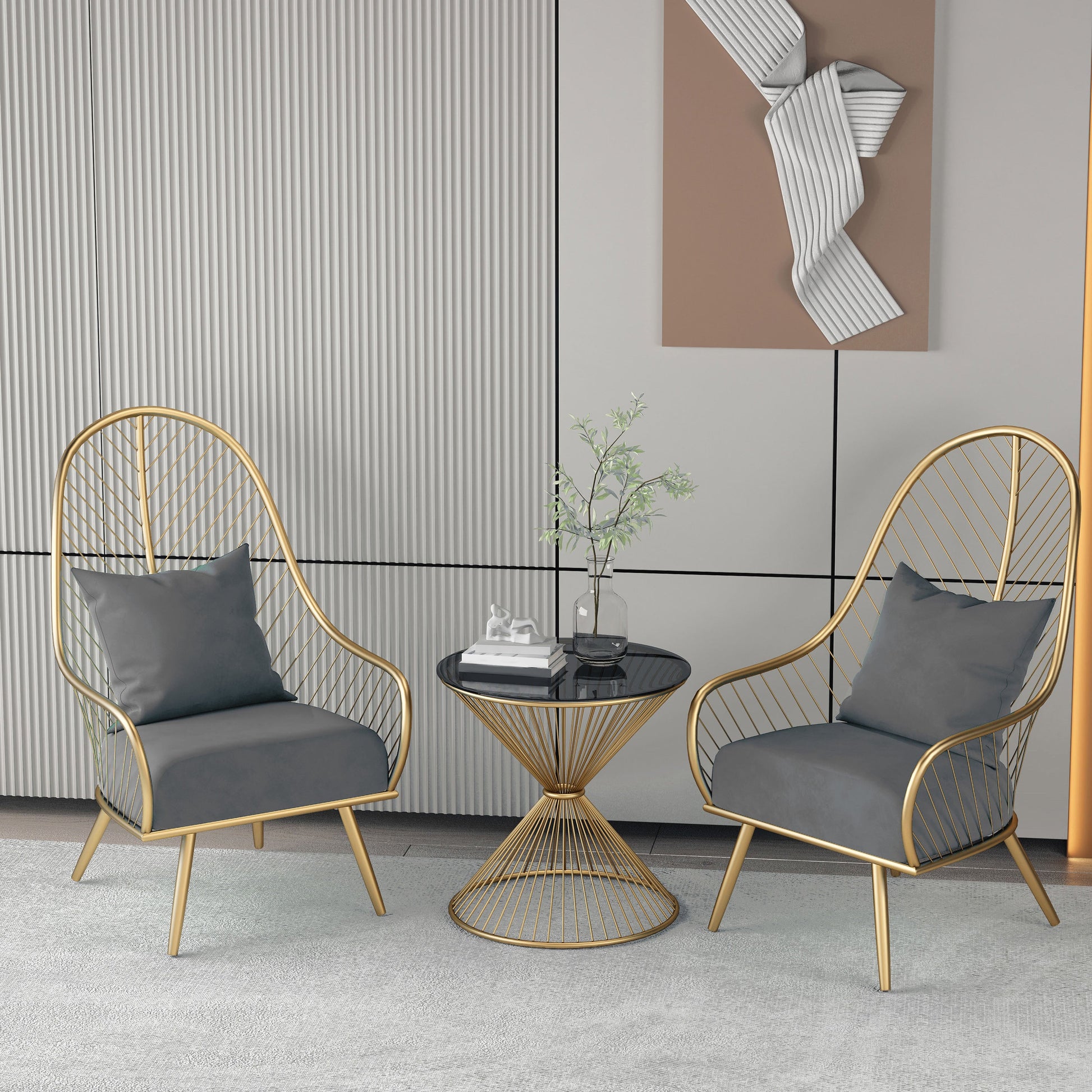Scandinavian Style Open Back Arm Dining Chairs Linen Dining Chairs Clearhalo 'Dining Chairs' 'Dining Tables & Seating' 'dining_chair' 'furn' 'furn_dining_chair' 'Furniture' 'furniture_dining_chair' 'Kitchen & Dining Furniture' 4746059