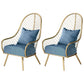 Scandinavian Style Open Back Arm Dining Chairs Linen Dining Chairs Blue 2 Piece Set Clearhalo 'Dining Chairs' 'Dining Tables & Seating' 'dining_chair' 'furn' 'furn_dining_chair' 'Furniture' 'furniture_dining_chair' 'Kitchen & Dining Furniture' 4746060