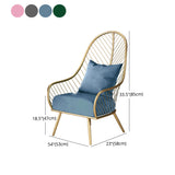 Scandinavian Style Open Back Arm Dining Chairs Linen Dining Chairs Clearhalo 'Dining Chairs' 'Dining Tables & Seating' 'dining_chair' 'furn' 'furn_dining_chair' 'Furniture' 'furniture_dining_chair' 'Kitchen & Dining Furniture' 4746080