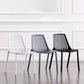 Modern Chairs Dining Stackable Armless Chairs with Plastic Legs for Kitchen Clearhalo 'Dining Chairs' 'Dining Tables & Seating' 'dining_chair' 'furn' 'furn_dining_chair' 'Furniture' 'furniture_dining_chair' 'Kitchen & Dining Furniture' 4746105