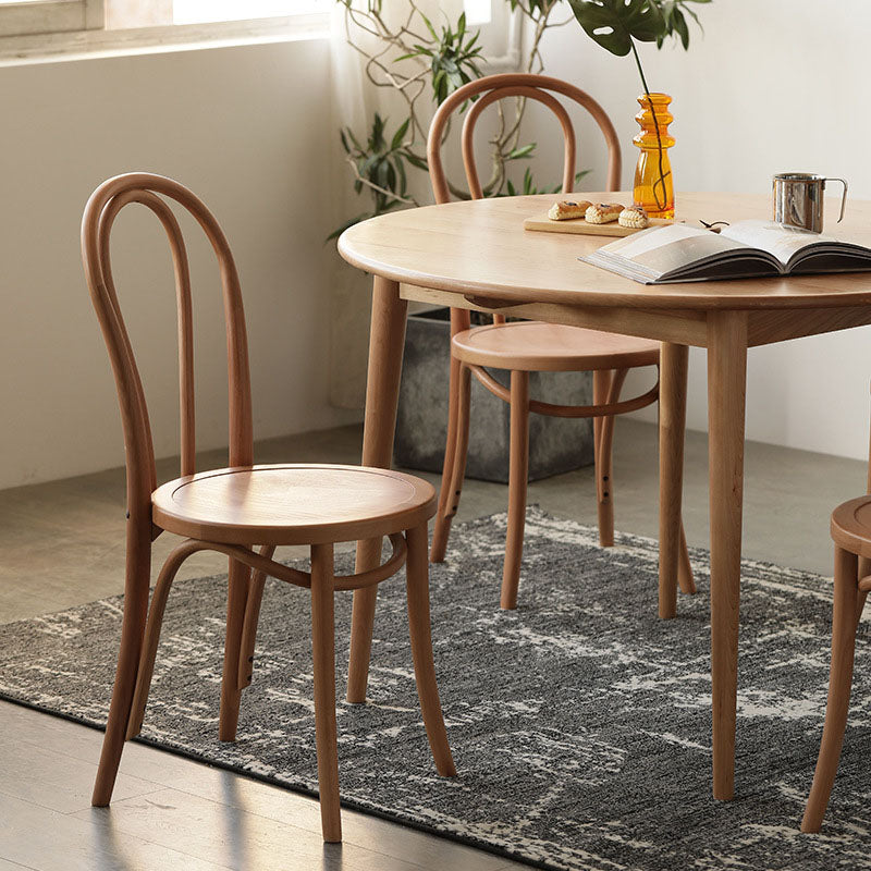 Traditional Ash Open Side Chair Matte Finish Wood Dining Chair Clearhalo 'Dining Chairs' 'Dining Tables & Seating' 'dining_chair' 'furn' 'furn_dining_chair' 'Furniture' 'furniture_dining_chair' 'Kitchen & Dining Furniture' 4746287