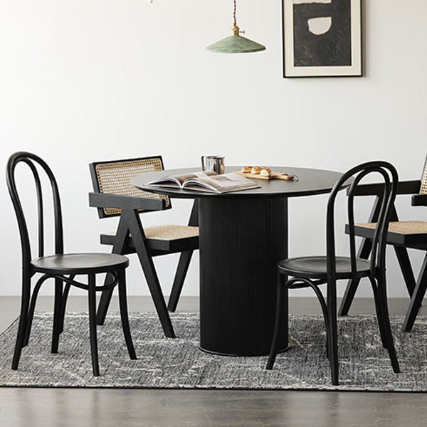 Traditional Ash Open Side Chair Matte Finish Wood Dining Chair Clearhalo 'Dining Chairs' 'Dining Tables & Seating' 'dining_chair' 'furn' 'furn_dining_chair' 'Furniture' 'furniture_dining_chair' 'Kitchen & Dining Furniture' 4746293