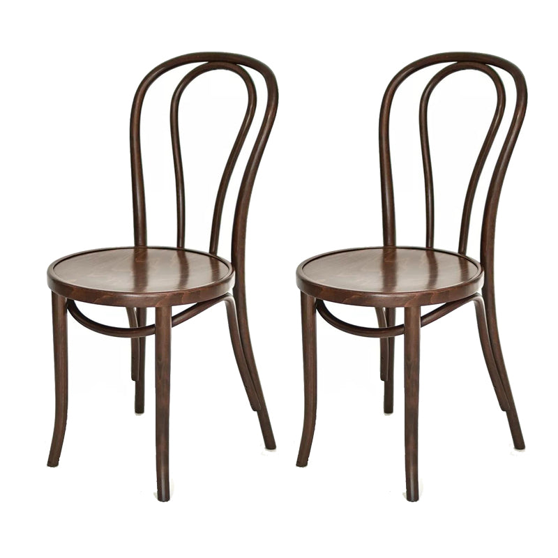 Traditional Ash Open Side Chair Matte Finish Wood Dining Chair Walnut 2 Piece Set Clearhalo 'Dining Chairs' 'Dining Tables & Seating' 'dining_chair' 'furn' 'furn_dining_chair' 'Furniture' 'furniture_dining_chair' 'Kitchen & Dining Furniture' 4746313