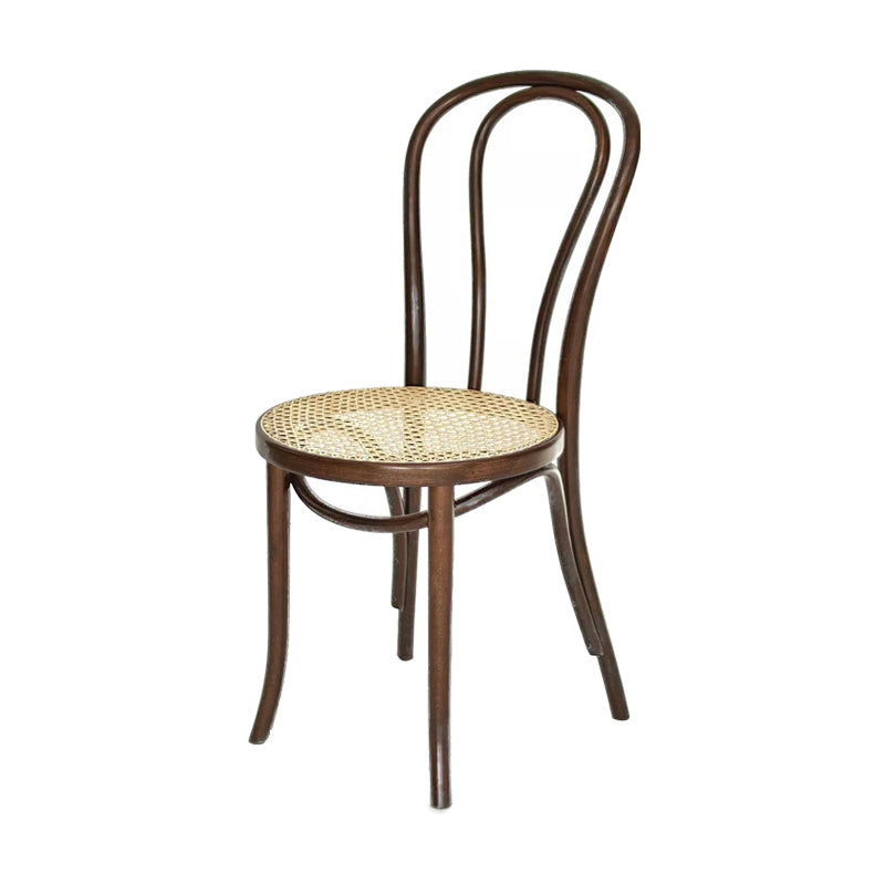 Traditional Ash Open Side Chair Matte Finish Wood Dining Chair Walnut White 1 Piece Clearhalo 'Dining Chairs' 'Dining Tables & Seating' 'dining_chair' 'furn' 'furn_dining_chair' 'Furniture' 'furniture_dining_chair' 'Kitchen & Dining Furniture' 4746315