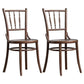 Traditional Birch Slat Back Side Chair Matte Finish Wood Dining Chair Walnut 2 Piece Set Clearhalo 'Dining Chairs' 'Dining Tables & Seating' 'dining_chair' 'furn' 'furn_dining_chair' 'Furniture' 'furniture_dining_chair' 'Kitchen & Dining Furniture' 4746405