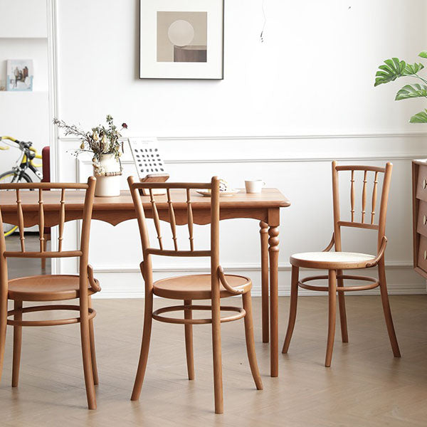 Traditional Birch Slat Back Side Chair Matte Finish Wood Dining Chair Clearhalo 'Dining Chairs' 'Dining Tables & Seating' 'dining_chair' 'furn' 'furn_dining_chair' 'Furniture' 'furniture_dining_chair' 'Kitchen & Dining Furniture' 4746407