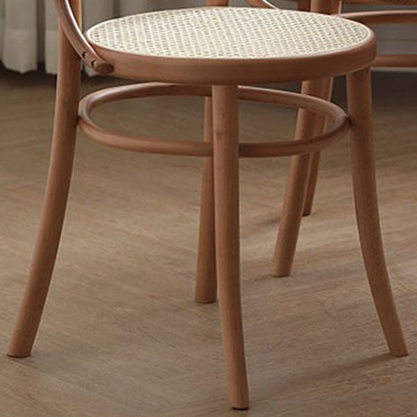 Traditional Birch Slat Back Side Chair Matte Finish Wood Dining Chair Clearhalo 'Dining Chairs' 'Dining Tables & Seating' 'dining_chair' 'furn' 'furn_dining_chair' 'Furniture' 'furniture_dining_chair' 'Kitchen & Dining Furniture' 4746417