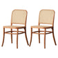 Traditional Wood Kitchen Dining Room Side Chair Open Back Chair Khaki 2 Piece Set Clearhalo 'Dining Chairs' 'Dining Tables & Seating' 'dining_chair' 'furn' 'furn_dining_chair' 'Furniture' 'furniture_dining_chair' 'Kitchen & Dining Furniture' 4746422