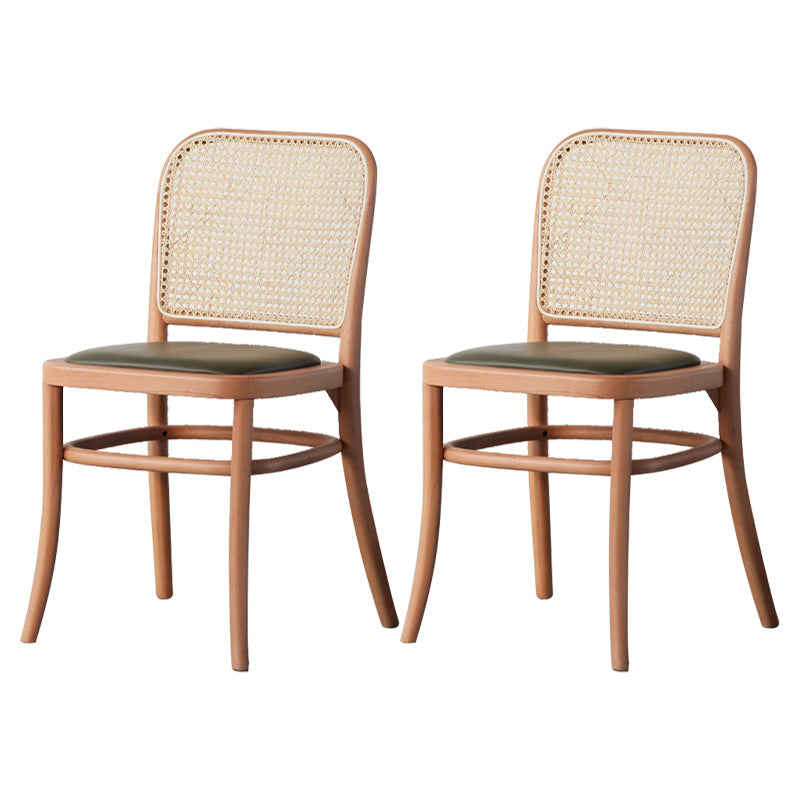 Traditional Wood Kitchen Dining Room Side Chair Open Back Chair Wood 2 Piece Set Clearhalo 'Dining Chairs' 'Dining Tables & Seating' 'dining_chair' 'furn' 'furn_dining_chair' 'Furniture' 'furniture_dining_chair' 'Kitchen & Dining Furniture' 4746434