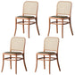 Traditional Wood Kitchen Dining Room Side Chair Open Back Chair Wood 4 Piece Set Clearhalo 'Dining Chairs' 'Dining Tables & Seating' 'dining_chair' 'furn' 'furn_dining_chair' 'Furniture' 'furniture_dining_chair' 'Kitchen & Dining Furniture' 4746436