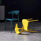 Contemporary Stackable Chairs Dining Open Back Arm Chairs with Plastic Legs Clearhalo 'Dining Chairs' 'Dining Tables & Seating' 'dining_chair' 'furn' 'furn_dining_chair' 'Furniture' 'furniture_dining_chair' 'Kitchen & Dining Furniture' 4746464