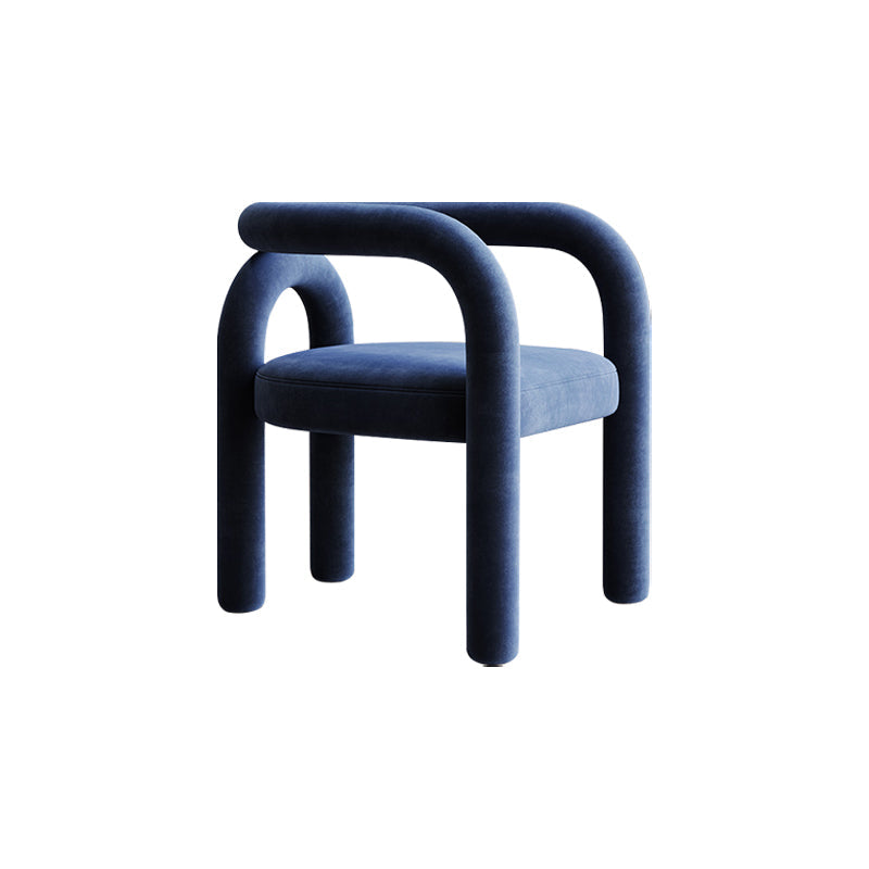 Modern Design Armless Open Back Chairs Fabric Dining Chairs for Home Clearhalo 'Dining Chairs' 'Dining Tables & Seating' 'dining_chair' 'furn' 'furn_dining_chair' 'Furniture' 'furniture_dining_chair' 'Kitchen & Dining Furniture' 4746510