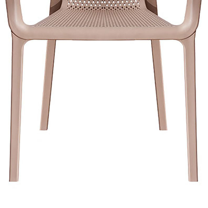 Contemporary Stackable Chair Dining Kitchen Arm Chairs with Plastic Legs Clearhalo 'Dining Chairs' 'Dining Tables & Seating' 'dining_chair' 'furn' 'furn_dining_chair' 'Furniture' 'furniture_dining_chair' 'Kitchen & Dining Furniture' 4746546