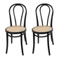 Wood Traditional Kitchen Dining Room Side Chair Windsor Back Chair Black 2 Piece Set Clearhalo 'Dining Chairs' 'Dining Tables & Seating' 'dining_chair' 'furn' 'furn_dining_chair' 'Furniture' 'furniture_dining_chair' 'Kitchen & Dining Furniture' 4746637