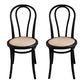 Wood Traditional Kitchen Dining Room Side Chair Windsor Back Chair Matte Black 2 Piece Set Clearhalo 'Dining Chairs' 'Dining Tables & Seating' 'dining_chair' 'furn' 'furn_dining_chair' 'Furniture' 'furniture_dining_chair' 'Kitchen & Dining Furniture' 4746662