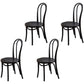 Wood Traditional Kitchen Dining Room Side Chair Windsor Back Chair Textured Black 4 Piece Set Clearhalo 'Dining Chairs' 'Dining Tables & Seating' 'dining_chair' 'furn' 'furn_dining_chair' 'Furniture' 'furniture_dining_chair' 'Kitchen & Dining Furniture' 4746666