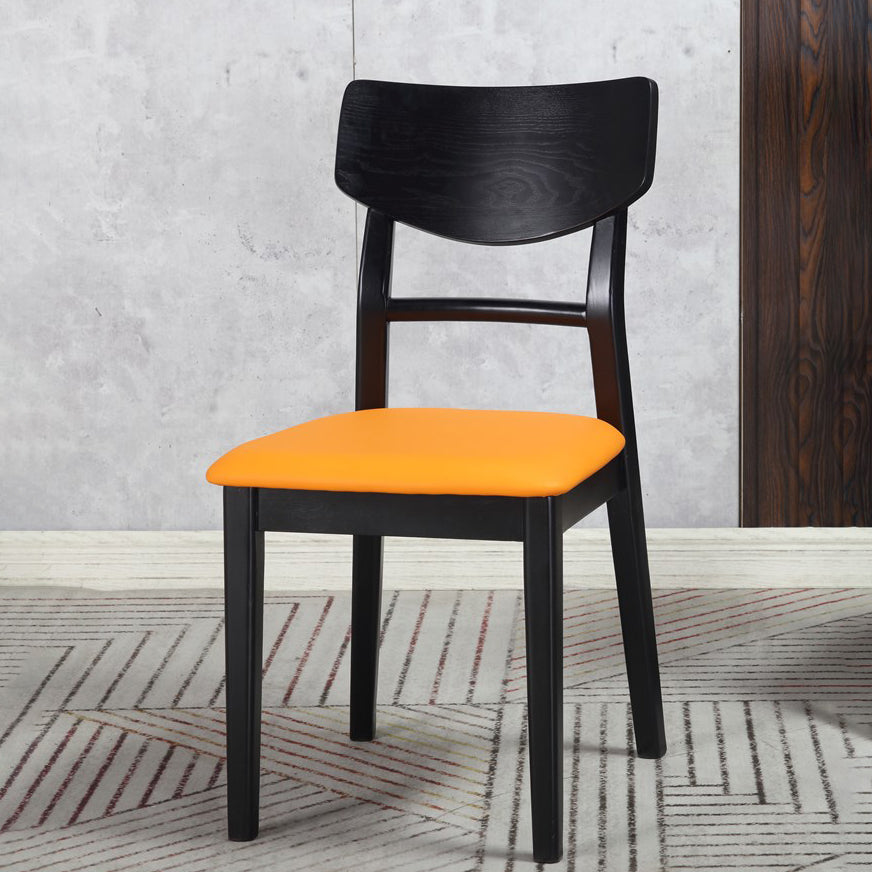 Industrial Ash Open Side Chair Matte Finish Wood Dining Chair Clearhalo 'Dining Chairs' 'Dining Tables & Seating' 'dining_chair' 'furn' 'furn_dining_chair' 'Furniture' 'furniture_dining_chair' 'Kitchen & Dining Furniture' 4746668