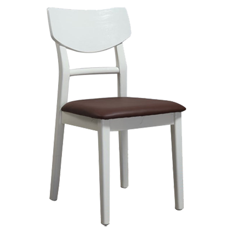 Industrial Ash Open Side Chair Matte Finish Wood Dining Chair Clearhalo 'Dining Chairs' 'Dining Tables & Seating' 'dining_chair' 'furn' 'furn_dining_chair' 'Furniture' 'furniture_dining_chair' 'Kitchen & Dining Furniture' 4746677