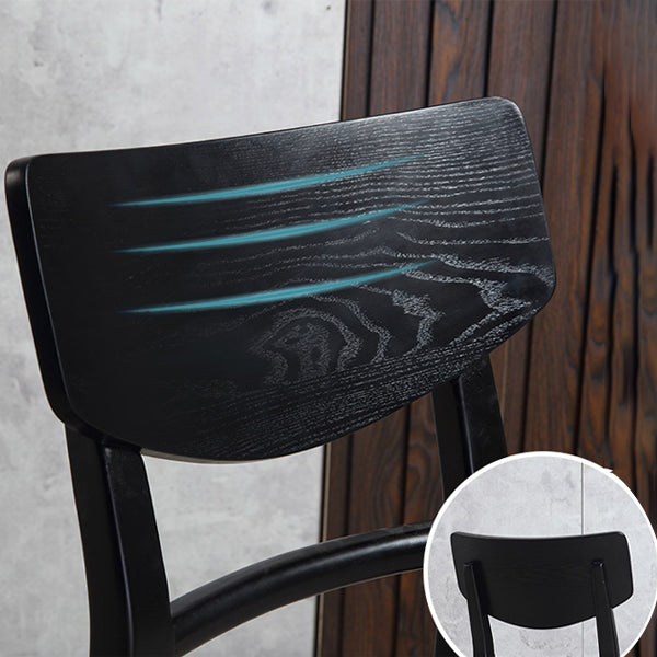 Industrial Ash Open Side Chair Matte Finish Wood Dining Chair Clearhalo 'Dining Chairs' 'Dining Tables & Seating' 'dining_chair' 'furn' 'furn_dining_chair' 'Furniture' 'furniture_dining_chair' 'Kitchen & Dining Furniture' 4746679