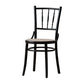 Wood Traditional Kitchen Dining Room Chair Slat Back Side Chair Black Wicker & Rattan 1 Piece Clearhalo 'Dining Chairs' 'Dining Tables & Seating' 'dining_chair' 'furn' 'furn_dining_chair' 'Furniture' 'furniture_dining_chair' 'Kitchen & Dining Furniture' 4746690