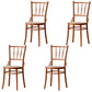 Wood Traditional Kitchen Dining Room Chair Slat Back Side Chair Khaki Wicker & Rattan 4 Piece Set Clearhalo 'Dining Chairs' 'Dining Tables & Seating' 'dining_chair' 'furn' 'furn_dining_chair' 'Furniture' 'furniture_dining_chair' 'Kitchen & Dining Furniture' 4746705