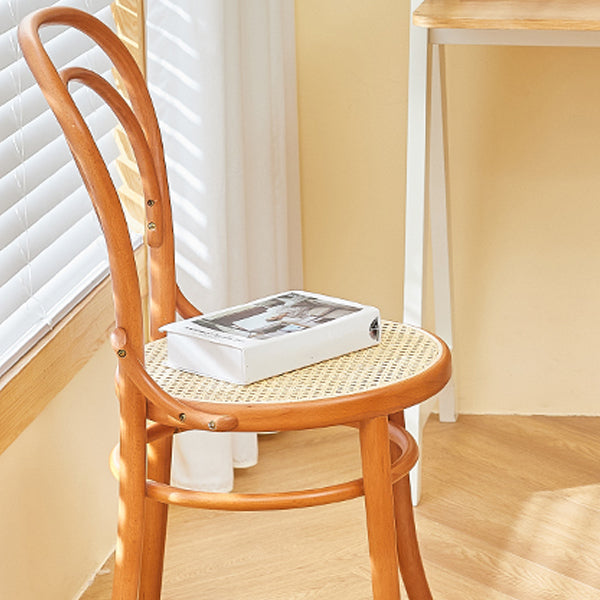 Wood Traditional Kitchen Dining Room Chair Slat Back Side Chair Clearhalo 'Dining Chairs' 'Dining Tables & Seating' 'dining_chair' 'furn' 'furn_dining_chair' 'Furniture' 'furniture_dining_chair' 'Kitchen & Dining Furniture' 4746706