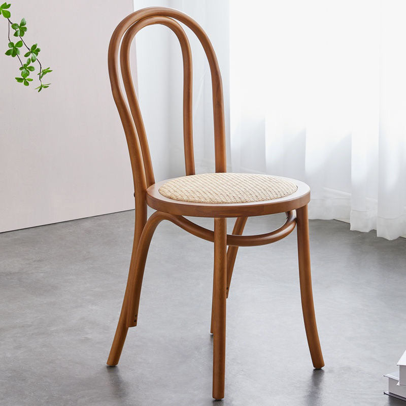 Traditional Wood Kitchen Dining Room Side Chair Windsor Back Chair Clearhalo 'Dining Chairs' 'Dining Tables & Seating' 'dining_chair' 'furn' 'furn_dining_chair' 'Furniture' 'furniture_dining_chair' 'Kitchen & Dining Furniture' 4746712