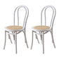 Traditional Wood Kitchen Dining Room Side Chair Windsor Back Chair White Wicker & Rattan 2 Piece Set Clearhalo 'Dining Chairs' 'Dining Tables & Seating' 'dining_chair' 'furn' 'furn_dining_chair' 'Furniture' 'furniture_dining_chair' 'Kitchen & Dining Furniture' 4746732