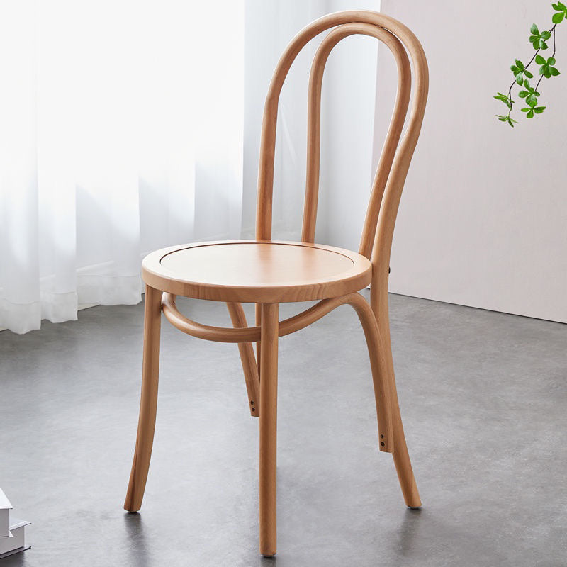 Traditional Wood Kitchen Dining Room Side Chair Windsor Back Chair Wood Wood 1 Piece Clearhalo 'Dining Chairs' 'Dining Tables & Seating' 'dining_chair' 'furn' 'furn_dining_chair' 'Furniture' 'furniture_dining_chair' 'Kitchen & Dining Furniture' 4746734