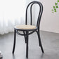 Traditional Wood Kitchen Dining Room Side Chair Windsor Back Chair Black Wicker & Rattan 1 Piece Clearhalo 'Dining Chairs' 'Dining Tables & Seating' 'dining_chair' 'furn' 'furn_dining_chair' 'Furniture' 'furniture_dining_chair' 'Kitchen & Dining Furniture' 4746740