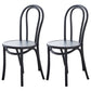 Traditional Wood Kitchen Dining Room Side Chair Windsor Back Chair Black Wood 2 Piece Set Clearhalo 'Dining Chairs' 'Dining Tables & Seating' 'dining_chair' 'furn' 'furn_dining_chair' 'Furniture' 'furniture_dining_chair' 'Kitchen & Dining Furniture' 4746747