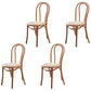Traditional Wood Kitchen Dining Room Side Chair Windsor Back Chair Wood Wicker & Rattan 4 Piece Set Clearhalo 'Dining Chairs' 'Dining Tables & Seating' 'dining_chair' 'furn' 'furn_dining_chair' 'Furniture' 'furniture_dining_chair' 'Kitchen & Dining Furniture' 4746751