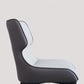 Contemporary Dining Wingback Side Chair Arm Chair with Metal Legs for Kitchen Clearhalo 'Dining Chairs' 'Dining Tables & Seating' 'dining_chair' 'Furniture' 'furniture_dining_chair' 'Kitchen & Dining Furniture' 4746764