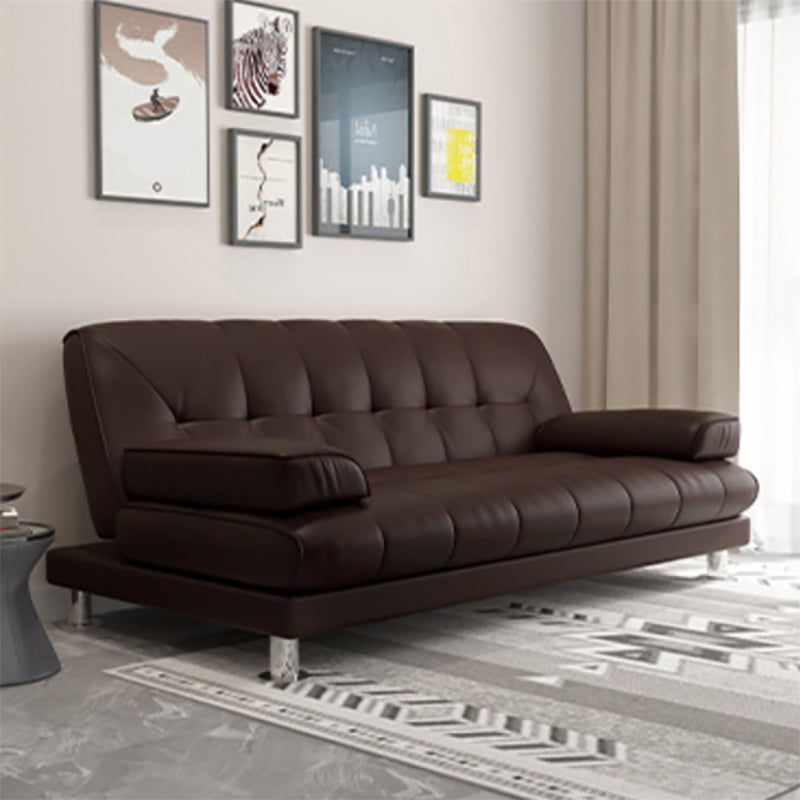 Pure Color Sofa Pillow Top Arm Reclining Loveseat Sofa for Living Room Coffee Clearhalo 'furn' 'furn_sofas' 'Furniture' 'furniture_sofas' 'kitchen' 'kitchen_sofas' 'Living Room Furniture' 'Sofa' 'sofas' 4749214