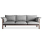Contemporary Square Arm Standard Sofa with Bolster Pillows for Living Room, Apartment Silver Gray Clearhalo 'furn' 'furn_sofas' 'Furniture' 'furniture_sofas' 'kitchen' 'kitchen_sofas' 'Living Room Furniture' 'Sofa' 'sofas' 4749276